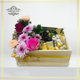 Small Chocolate And Flowers Hamper